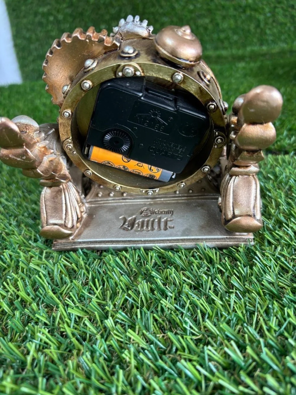 Alchemy Gothic Vault Time Cronambulator Steampunk Clock Vintage Winged Tested